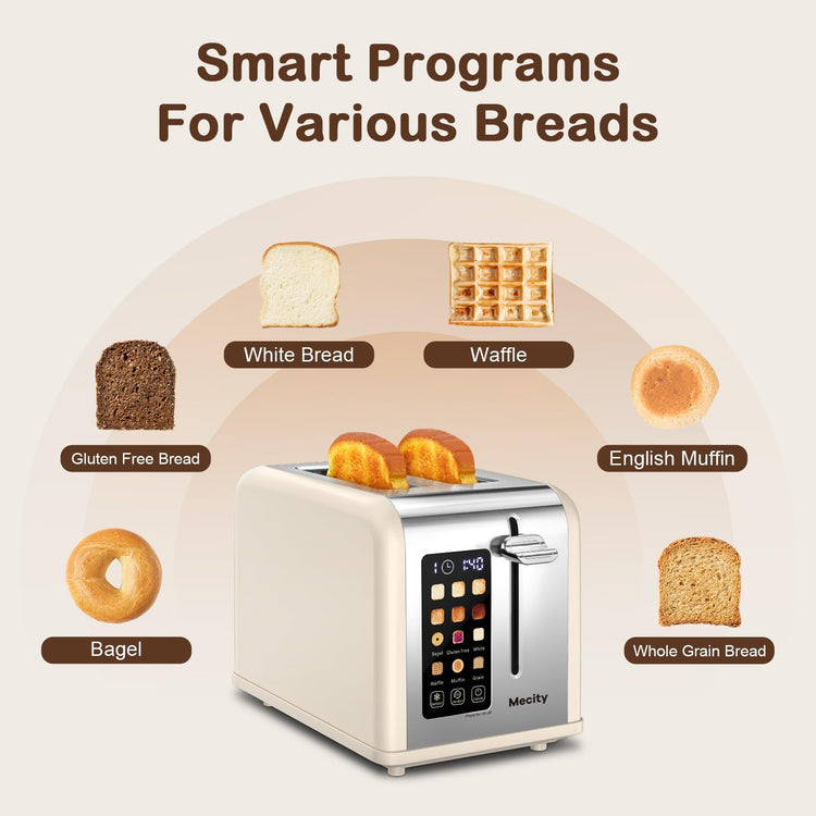 2 Slice Touch Screen Toaster