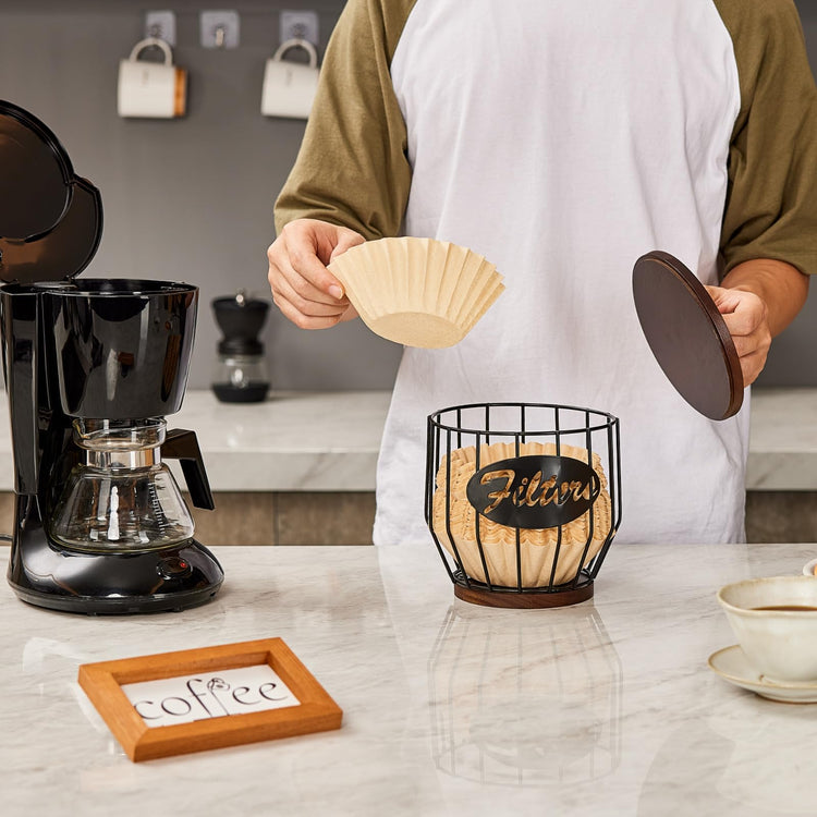 Coffee Filter Holder with Lid