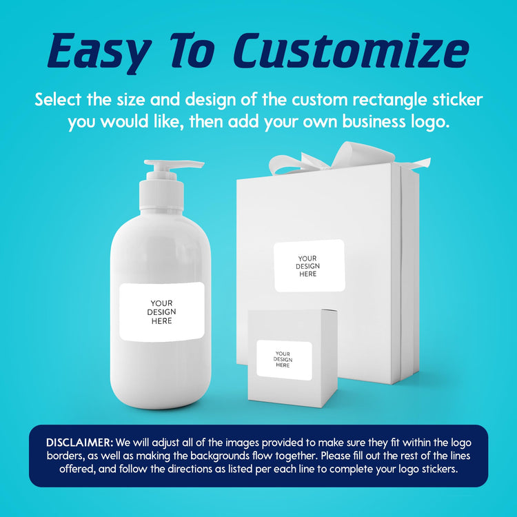 Custom Vinyl Stickers with Image (100 Count)