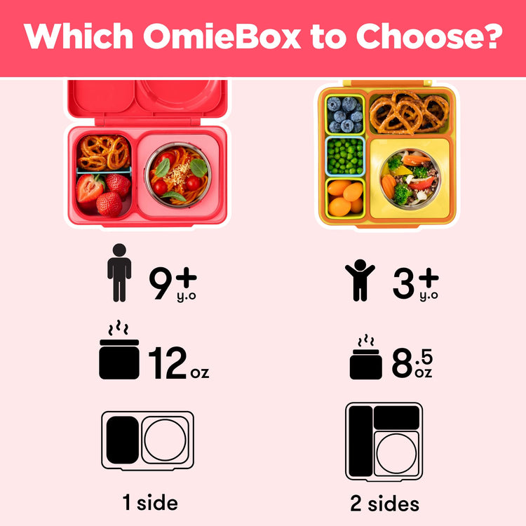 OmieBox UP Kids Insulated Bento Box