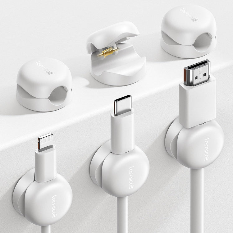 6 Pack Cable Management Clips (6 Count)