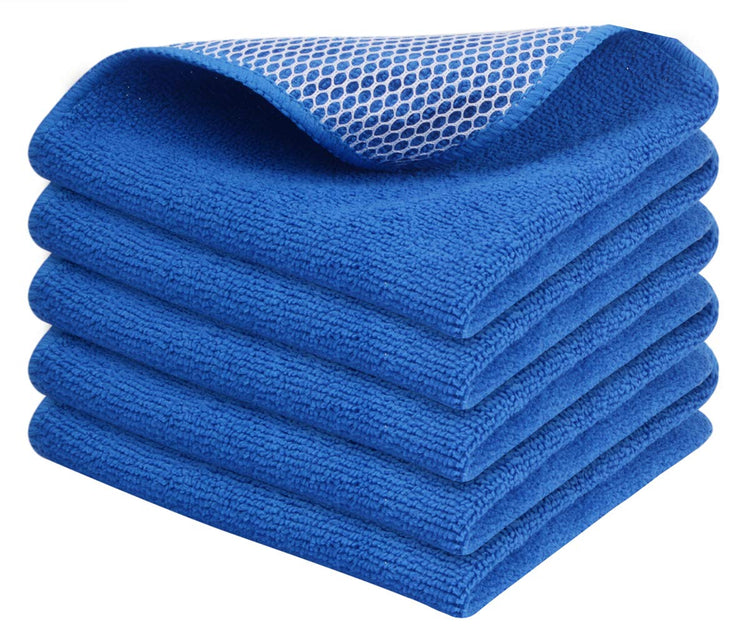 Dish Cloth for Washing Dishes Kitchen Washcloth Cleaning Cloth (5 Count)