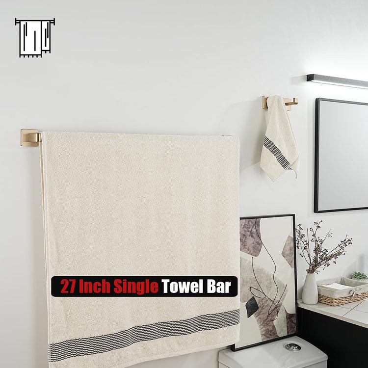 Champagne Bronze Bath Towel Bar