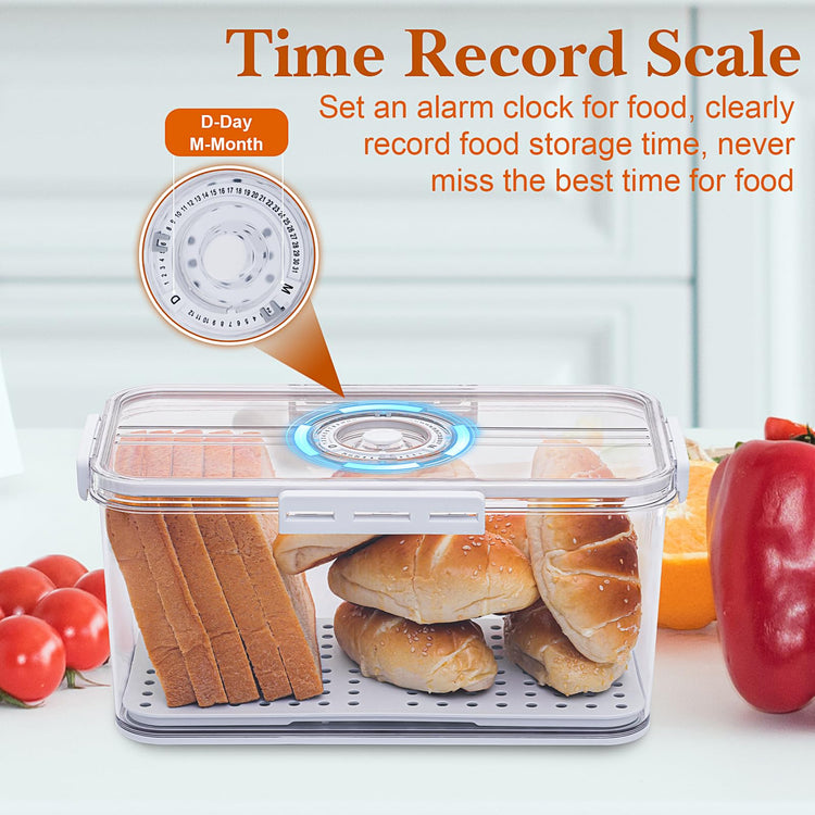 Bread Box for Homemade Bread Boxes for Kitchen Counter Airtight