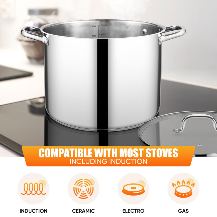16 Quart Stainless Steel Pot