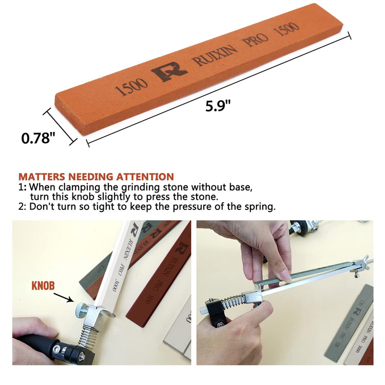 RUIXIN PRO 8 Pcs Knife Sharpening Stones for RUIXIN PRO RX (8 Count)