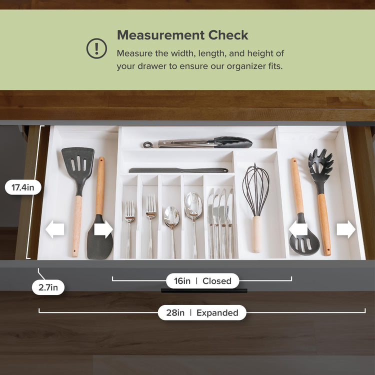 Silverware & Utensil Drawer Organizer