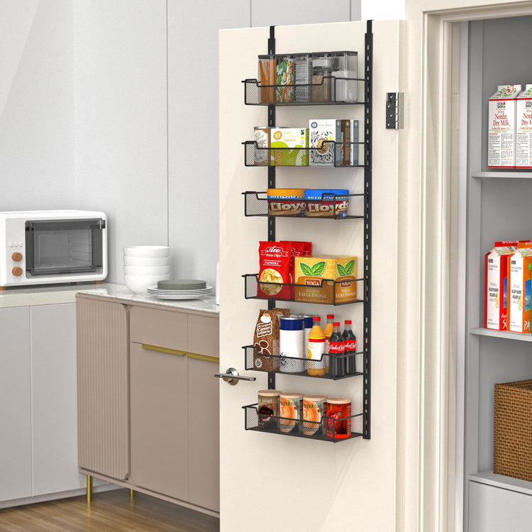 12.3" W Narrow Over the Door Pantry Organizer