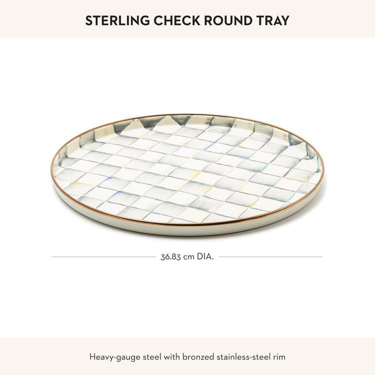 Enamel Round Tray