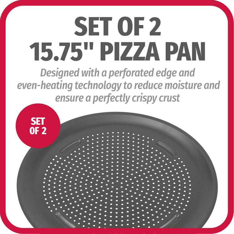 AirPerfect Nonstick 16” Pizza Pan (2 Count)