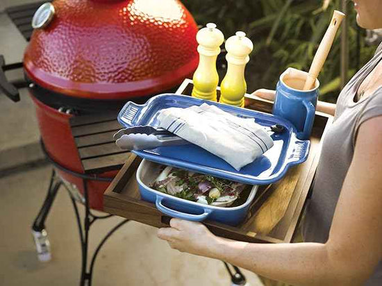 Le Creuset Stoneware Rectangular Dish with Platter Lid, 3 qt., White