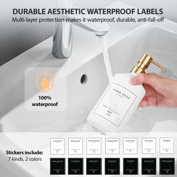 Gold Soap Dispenser Set (2 Count)