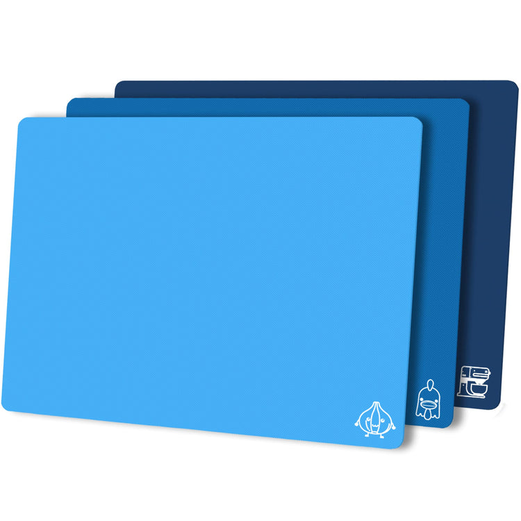 Flexible Plastic Cutting Board Set of 3 Gradient Color (3 Count)