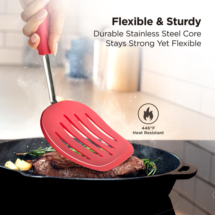 WaltzGrip Platinum Silicone Pancake Spatula Turner