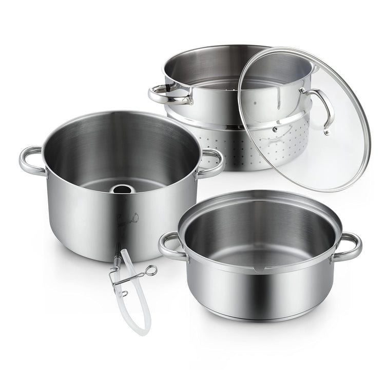 Steam Juicer Pot 11 Quart Stainless Steel