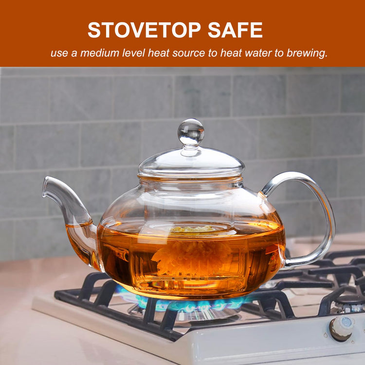 Glass Teapot Stovetop Safe