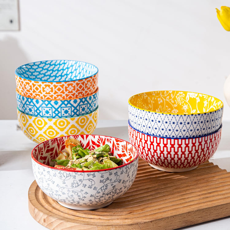 23 Oz Ceramic Soup Bowls Set of 6 (6 Count)