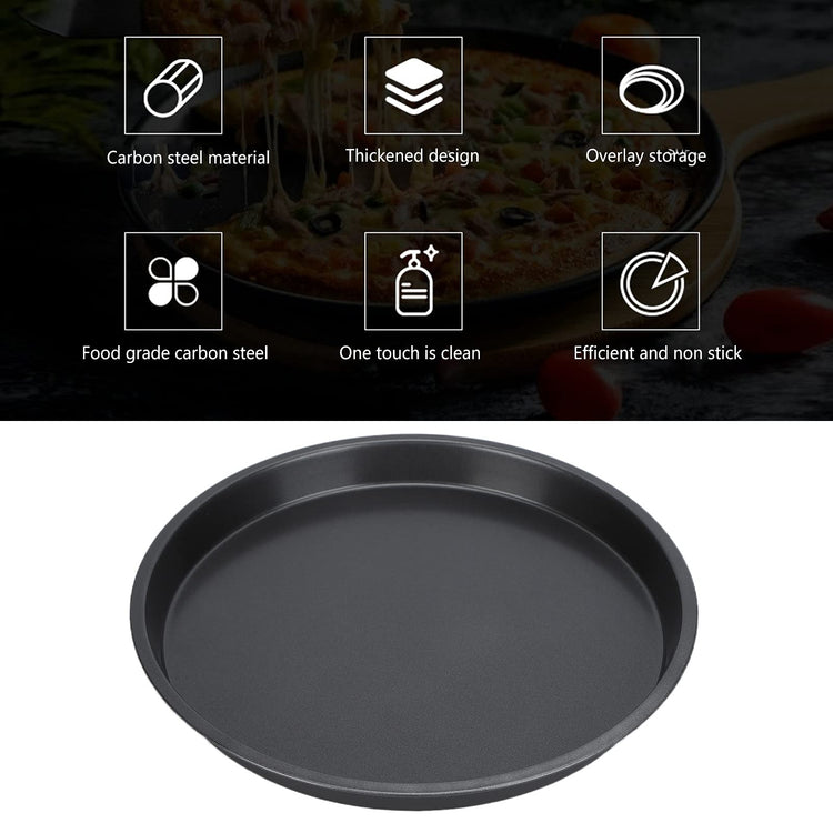 2Pcs 12 inch Pizza Pan for Oven (2 Count)