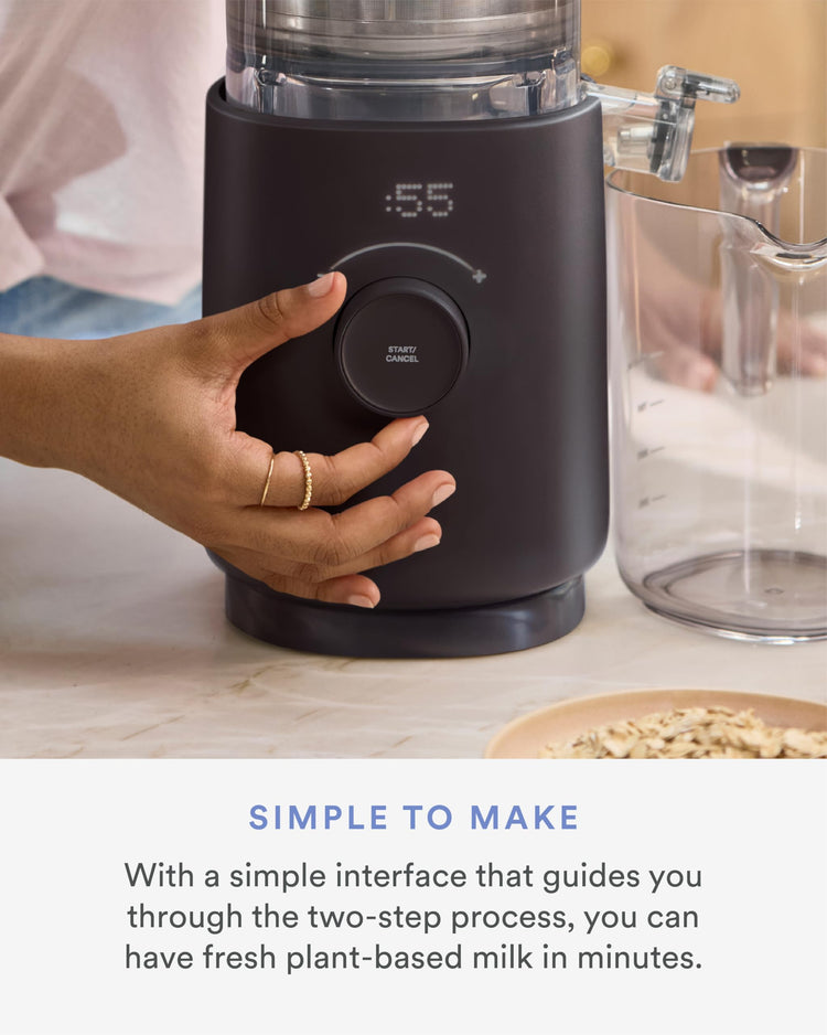 M1 - Plant-Milk Maker - Homemade oat and nut milk - Black