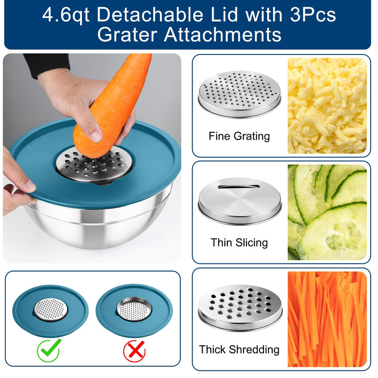 Mixing Bowls with Lids (8 Count)