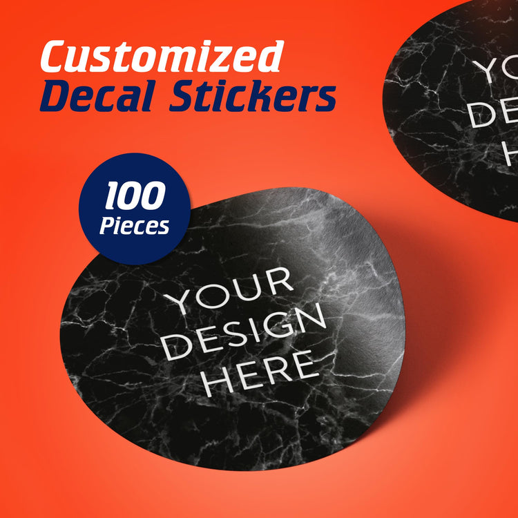 Custom Vinyl Stickers Your Image (100 Count)