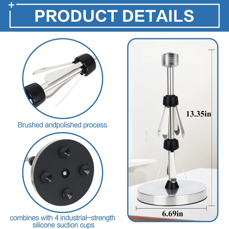 Stainless Steel Silver Paper Towel Holder Designed for Easy One