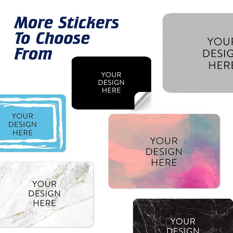Custom Vinyl Stickers Your Image (100 Count)