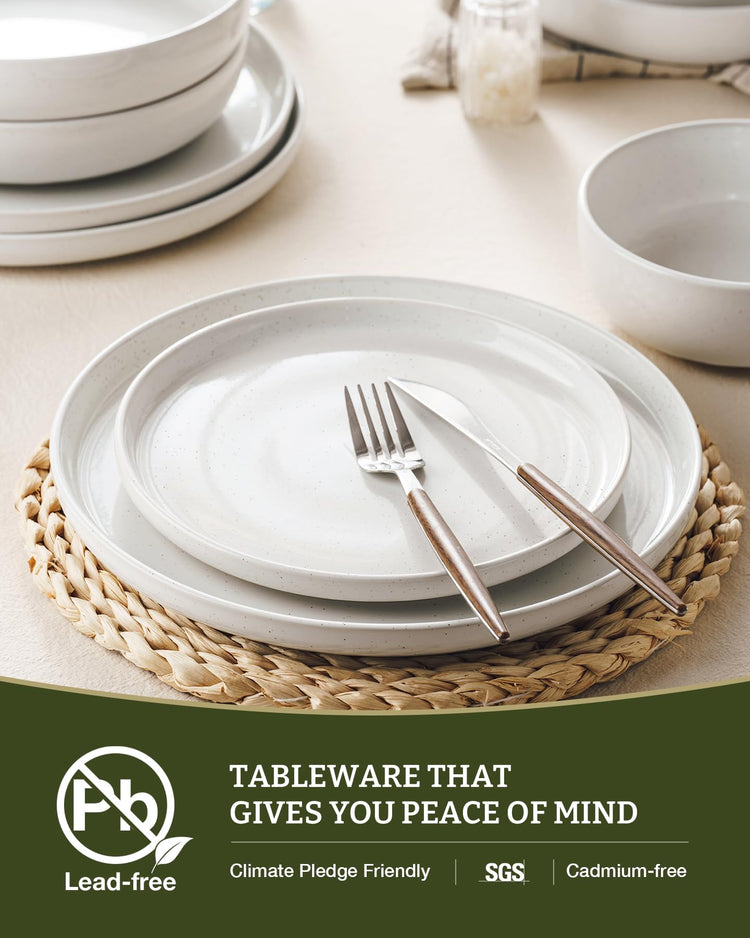 Milkyway 16 Piece Stoneware Plates and Bowls (4 Count)