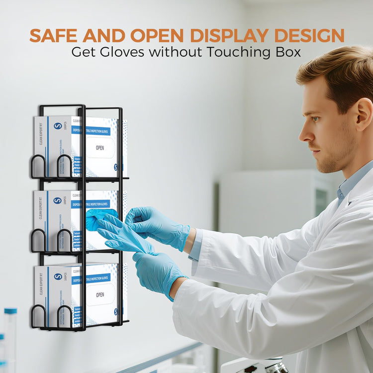 Glove Holder Dispenser for Wall Mount