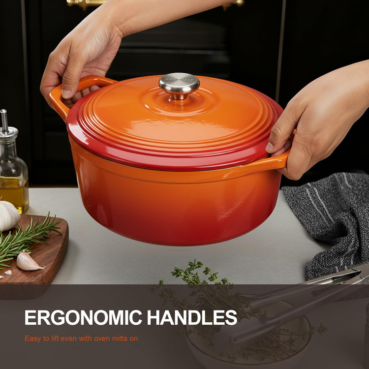 Enameled Cast Iron Dutch Oven
