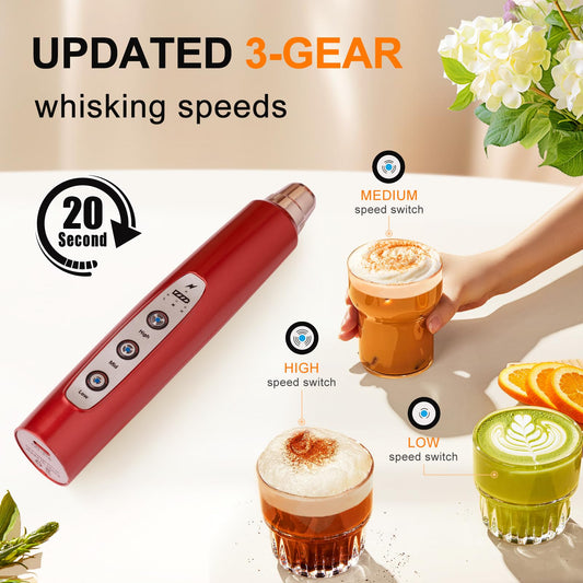 Handheld Milk Frother Wand for Coffee