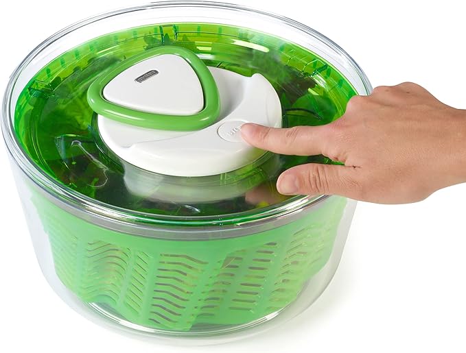 Zyliss E940011 Easy Spin 2 Salad Spinner-Small Green, Plastic
