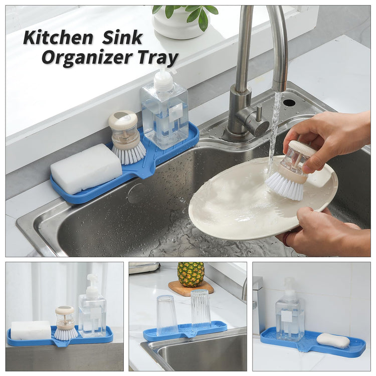 Silicone Soap Dish with Drain Spout
