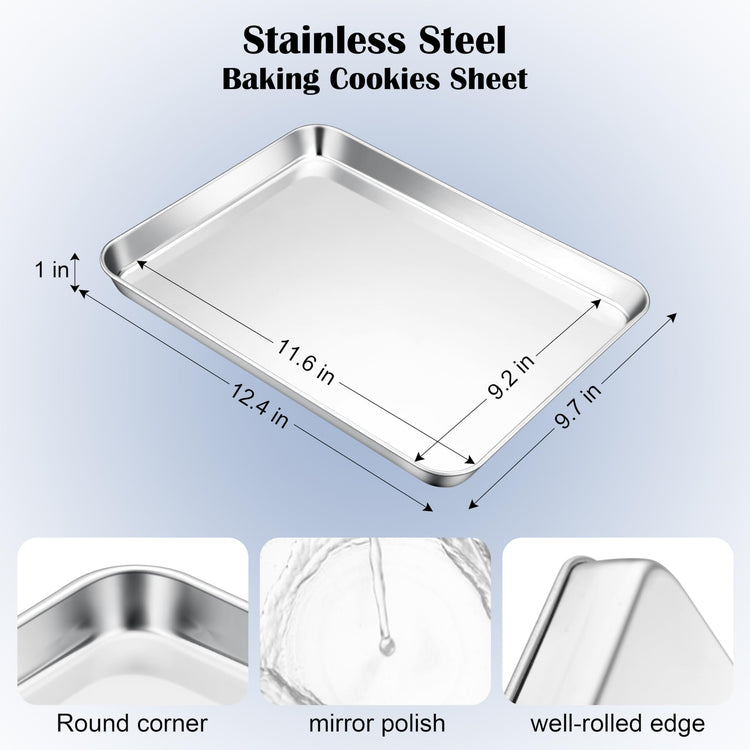 Stainless Steel Baking Sheet Set