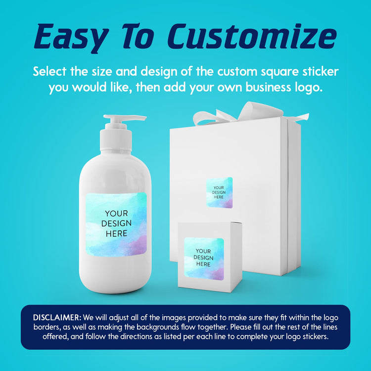 Custom Vinyl Stickers Your Image (100 Count)
