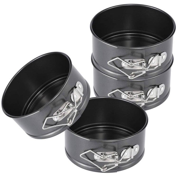 4 Inch Mini Springform Pan Set (4 Count)