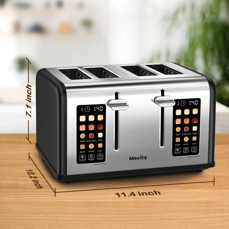 4 Slice Toaster with Touch Screen Control
