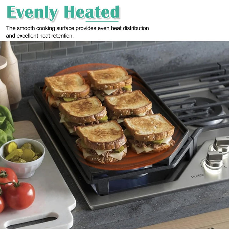 Cast Iron Griddle Replacement for GE Stove Top