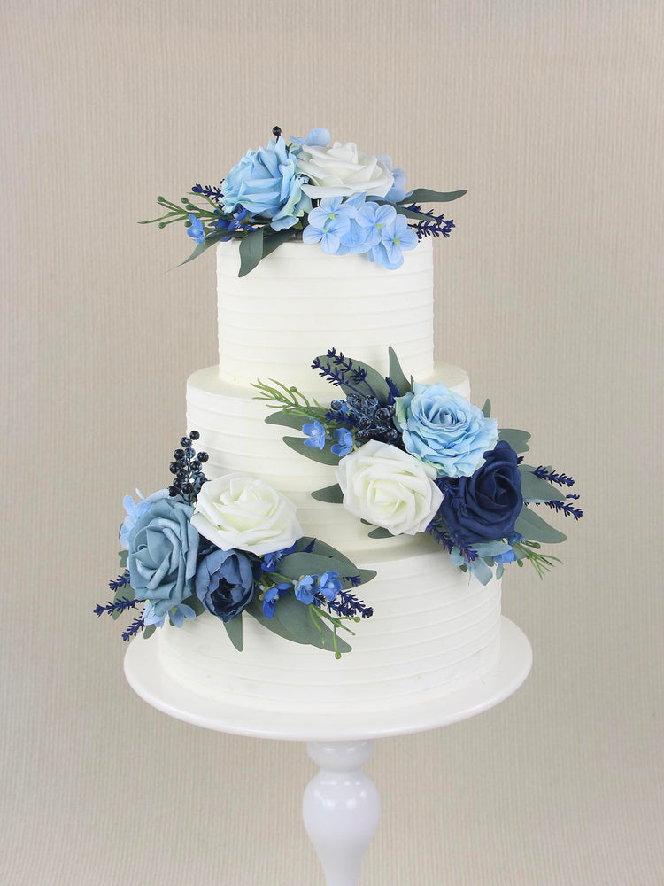 3Pcs Premade Cake Flowers (3 Count)