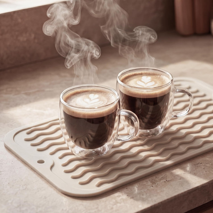 Silicone Dish Drying Mat for Multiple Usage