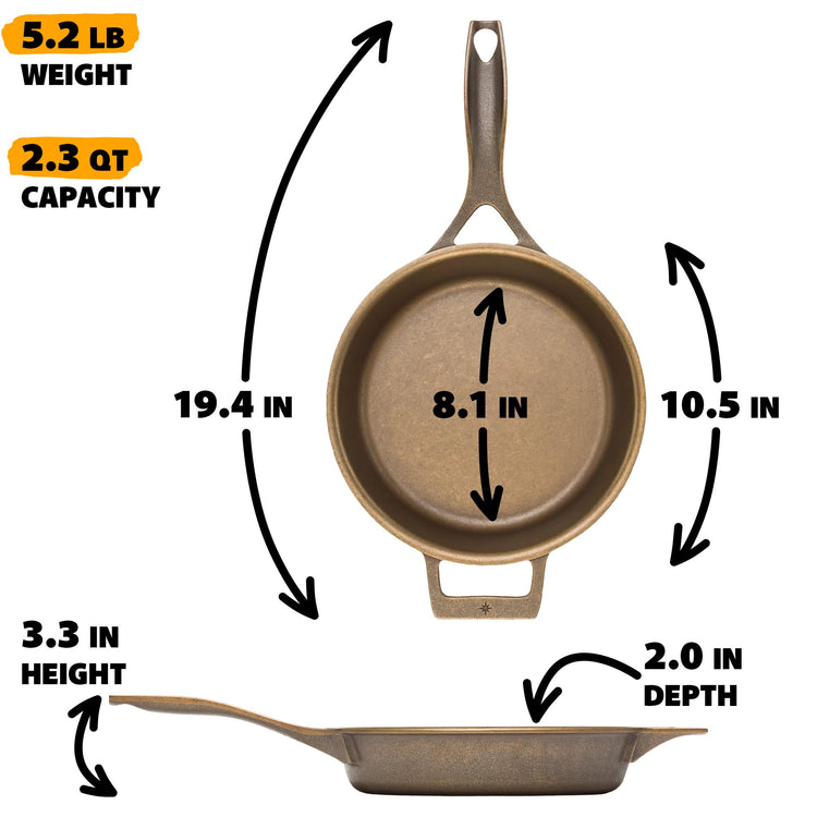 10.5 Inch Cast Iron Skillet