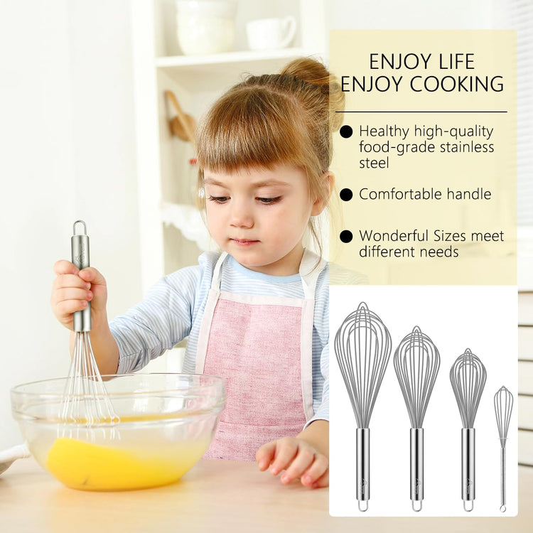 Stainless Steel Whisk Set of 4 (4 Count)
