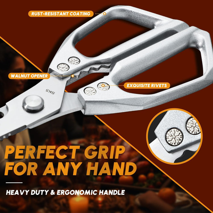 Heavy Duty Kitchen Shears (2 Count)