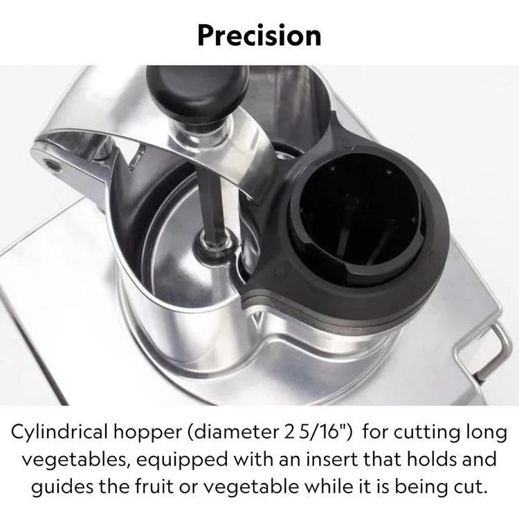 Robot Coupe CL50GOURMET NODISC Single-Speed Cutter Mixer Continuous Feed Commercial Food Processor with Side Discharge, 120v (Discs NOT Included)