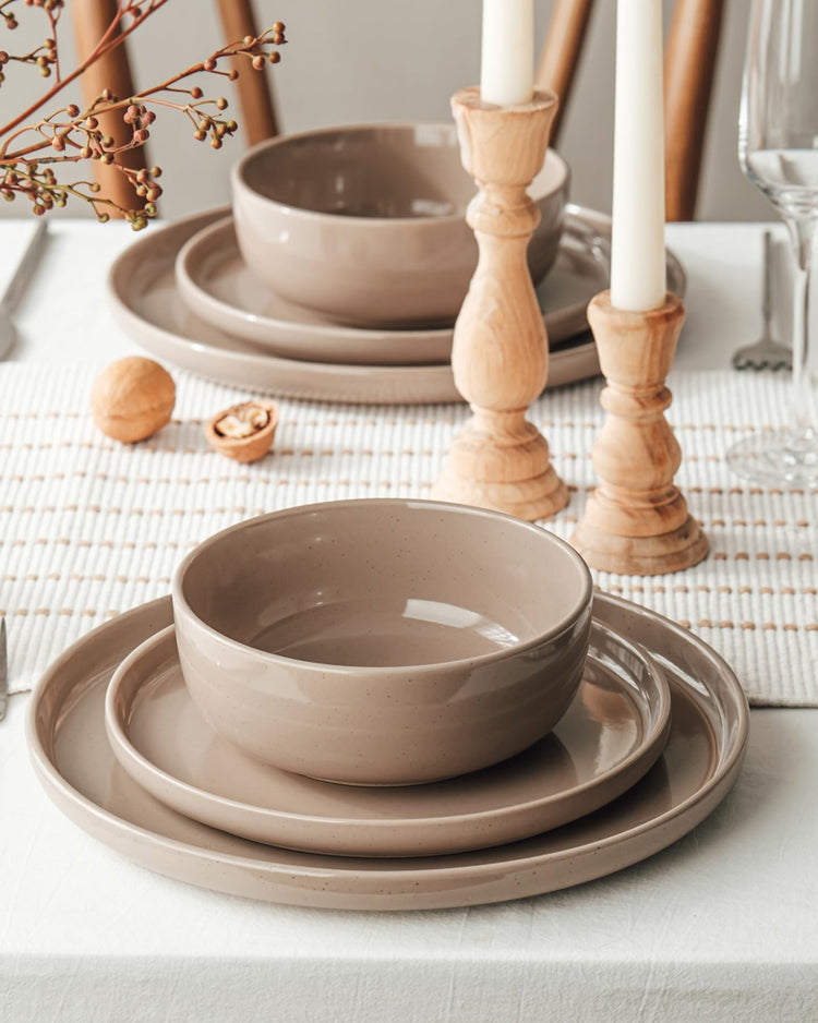 Milkyway 16 Piece Stoneware Plates and Bowls (4 Count)