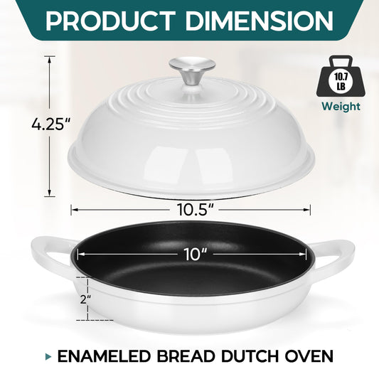 Dutch Oven for Sourdough Bread Baking