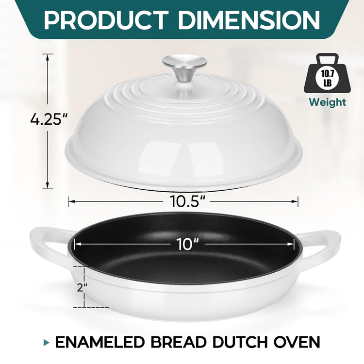 Dutch Oven for Sourdough Bread Baking