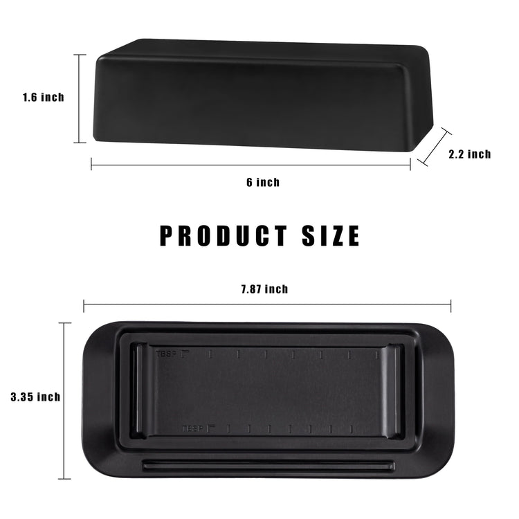 Black Butter Dish