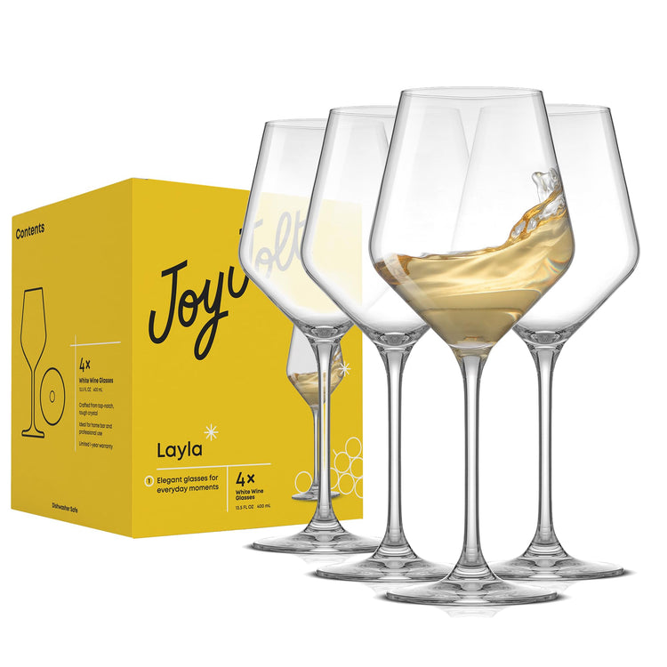 Layla White Wine Glasses (4 Count)
