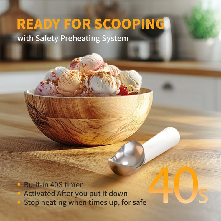 Heated Ice Cream Scoop